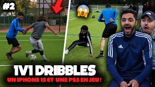 Qui est le meilleur DRIBBLEUR 2 avec 3 joueurs PROS  iPhone 15 et PS5 à gagner [upl. by Matheny]