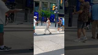 Walk on Bay Street in Toronto 🇨🇦 shorts [upl. by Dunlavy]