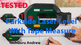 Parkside Laser Level WIth Tape Measure PLLM 10 A1 [upl. by Asselam985]