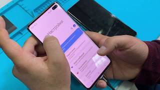 Замена дисплея на Samsung Galaxy S10 Plus  How to Replace S10 PLUS LCD SCREEN [upl. by Damas707]