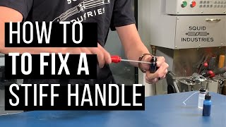 How To Fix Stiff Handles  Balisong Maintenance Tips [upl. by Nidnerb174]