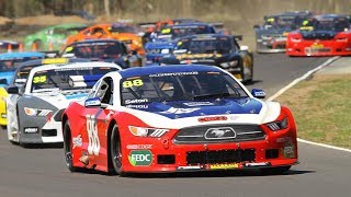 TA2 Muscle Car Racing Australia Morgan Park Round 2 Highlights Blend Line TV [upl. by Weisbrodt]