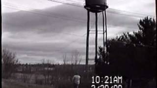 Eastland Water Tower Falls Down [upl. by Siver81]