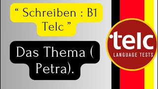 Schreiben B1 Telc   Petra [upl. by Ierna]