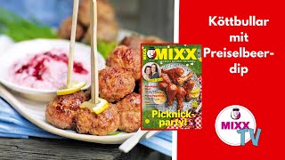 MIXXTV 209 Köttbullar mit PreiselbeerDip aus dem Thermomix® [upl. by Ahsilla]