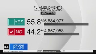 Florida Amendment 3 on recreational marijuana is rejected by voters [upl. by Nirrep]