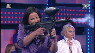 Sfida Paintball Albana Osmani Shiko kush LUAN 4 14 Nëntor 2020 Entertainment Show [upl. by Nnainot]