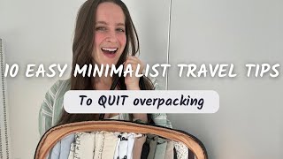 Learn to pack like a PRO with these 10 EASY travel packing tips [upl. by Gnuj287]