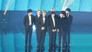 190105 골든디스크어워즈 GDA BTS 방탄소년단 오프닝 입장 착석 opening 단체 FOCUS FANCAM 직캠 [upl. by Loredo]