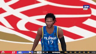 NBA 2K24 Live Simulation Gilas Pilipinas vs Georgia  FIBA Olympic Qualifying Tournament 2024 [upl. by Aday34]