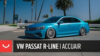 2016 Passat RLine  VW of America  Vossen Forged  Accuair [upl. by Analihp226]