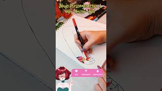 ✏️ Dibujo personajes con la Letra A alastor anya ariel lasirenita animeart fanart dibujo a [upl. by Katee]