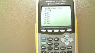 Fitting a Linear Regression Line to Data on the TI84 [upl. by Oner923]