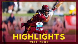 Highlights  West Indies v England  Shai Hope Strikes 68 But Visitors Win  2nd CG United ODI [upl. by Hedges]