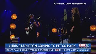 Chris Stapleton To Perform At Petco Park [upl. by Adnarb424]