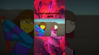 Glitchtale epic moment Part 1 glitchtale frisk edit viral [upl. by Adorl158]