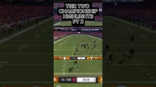 Alabama vs Tennessee Highlights Part II  RFL Gridiron [upl. by Aneled]