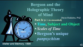 Bergsons Holographic Theory  3r  Time Subject and Object [upl. by Gayelord]