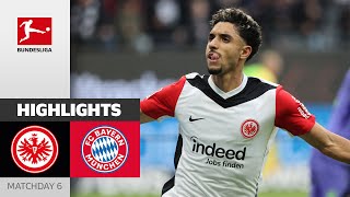 Marmoush Shocks FC Bayern  Eintracht Frankfurt  Bayern München 33  Highlights  MD 6 – BL 2425 [upl. by Enilrae]