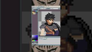 Desenhei o Guts de Berserk pixelart guts berserk animes manga anime criandojogos [upl. by Goddard179]