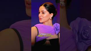 Ananya Pandey Tok on Shahrukh Khan ❤️😮 podcast ananyapandey shorts bollywoodpodcast ytshorts [upl. by Haeli]