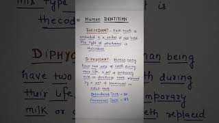 Human DENTITION Thecodont amp Diphyodont Class 11 BIOLOGY Ch16 Digestion and Absorption [upl. by Inama]