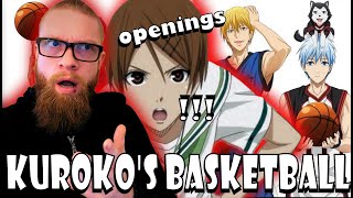 Kurokos Basketball Openings Reaction [upl. by Sissie]