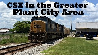 CSX in the Greater Plant City Area  July 21 2016 [upl. by Ranzini]