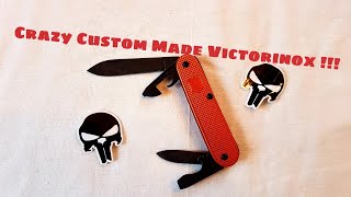 Crazy Victorinox Custom Cadet 2 Alox orange  unbox and review [upl. by Norita530]