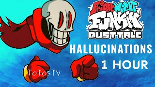 🤸‍♀️VS Phantom Papyrus HALLUCINATIONS 1 Hour Dusttale FNF 1 hour [upl. by Chyou456]