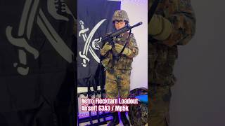 Retro Flecktarn Airsoft Loadout JG G3A3  CYMA Mp5k airsoftshorts サバゲー airsoftloadout [upl. by Ynaffad]