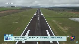 Aeroporto da Serra Catarinense ganha nova sinalização [upl. by Ahsercul]