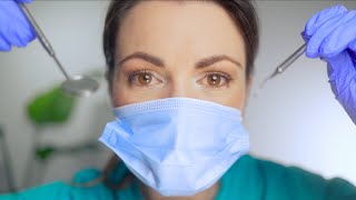 ASMR Dental Check Up amp Teeth Cleaning 🦷 Dentist RP amp In The Mouth POV [upl. by Esnofla]