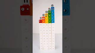 Lets Transform Numberblocks 11 to 15 Mathlink Cubes Shorts [upl. by Morette3]