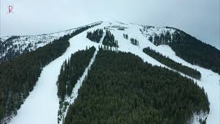 Bansko Ski Resort Bulgaria by Drone  Банско ски 4K [upl. by Anala]