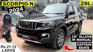 New 2024 Scorpio N Z8L Full Detailed Review  SCORPION Z8L CAPTAIN SEATS  2024 SCORPION TOP MODEL [upl. by Nivrek]