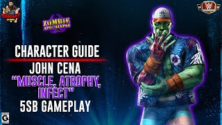 Character Guide Series John Cena “Muscle Atrophy Infect” 5SB Gameplay   WWE Champions 😺 [upl. by Aldric]