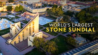 Worlds Largest Stone Sundial  It Happens Only in India  National Geographic [upl. by Boccaj381]