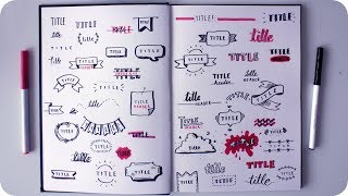 50 Cute Ways to Write a Title [upl. by Adiell420]