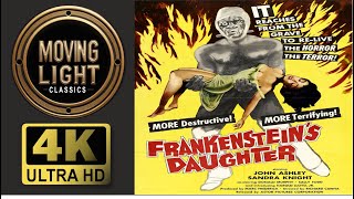 Frankenstein’s Daughter 1958  SciFi Horror BMovie  Restored in 4K HD  Classic Cult Horror [upl. by Diva]