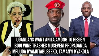 Developing Story  Bobi wine on Bullet Proof Vehicle and 370 million Ugandans want Among to resign [upl. by Perusse740]