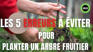 Comment éviter 5 grosses erreurs pour planter un arbre fruitier [upl. by Ayana]