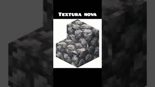 TEXTURA NOVA vs TEXTURA ANTIGA do MINECRAFT 56 [upl. by Enoj]