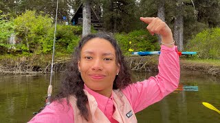 3 Days Fishing Kayaking and Cabin Camping in Alaska [upl. by Annaet]