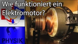 Wie funktioniert ein Elektromotor [upl. by Silvia406]