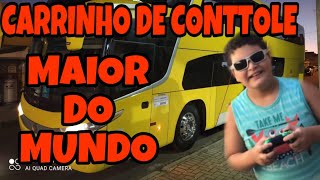 MAIOR ÔNIBUS À CONTROLE REMOTO  MAIOR DO MUNDO [upl. by Yeloc935]