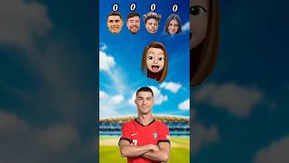 Ronaldo vs mr beast vs ishow speed vs Celine ⚽😈  Ronaldo asking short [upl. by Nnorahs]