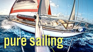 SLOW TV 75 Minutes of Pure Sailing Unedited Sailing SV Delos [upl. by Tengler]