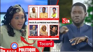 “Les Journalistes qui sont ici ne sont pas des t0crds” Pr Diomaye corrige Ndeye Fatou Ndiaye Sen Tv [upl. by Palua]