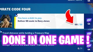 Super Method Deliver 99 souls to Davy Jones Fortnite [upl. by Jacquenetta359]